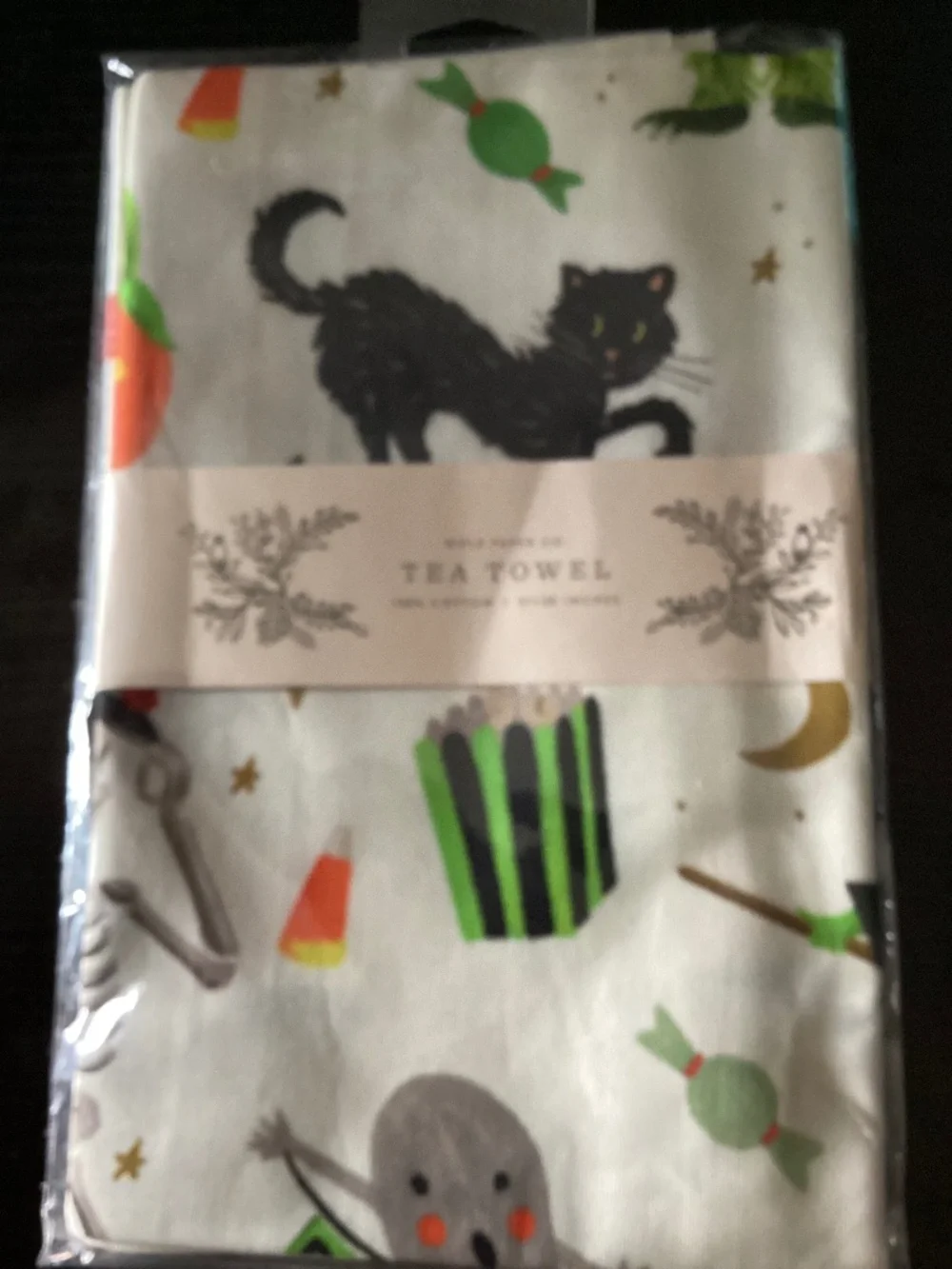 Rifle Paper Co. Halloween Tea Towel NIP